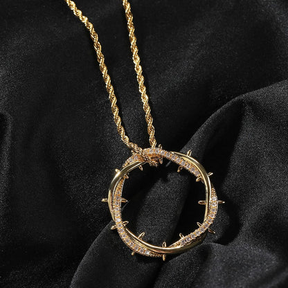 Valeria Montes necklace&pendant Collar con Colgante de Corona de Espinas de Jesucristo