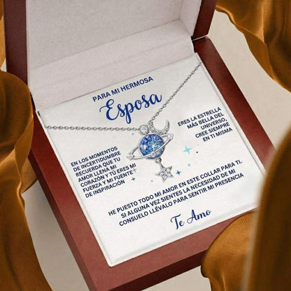 Valeria Montes Necklaces A mi esposa – Collar de estrellas especiales