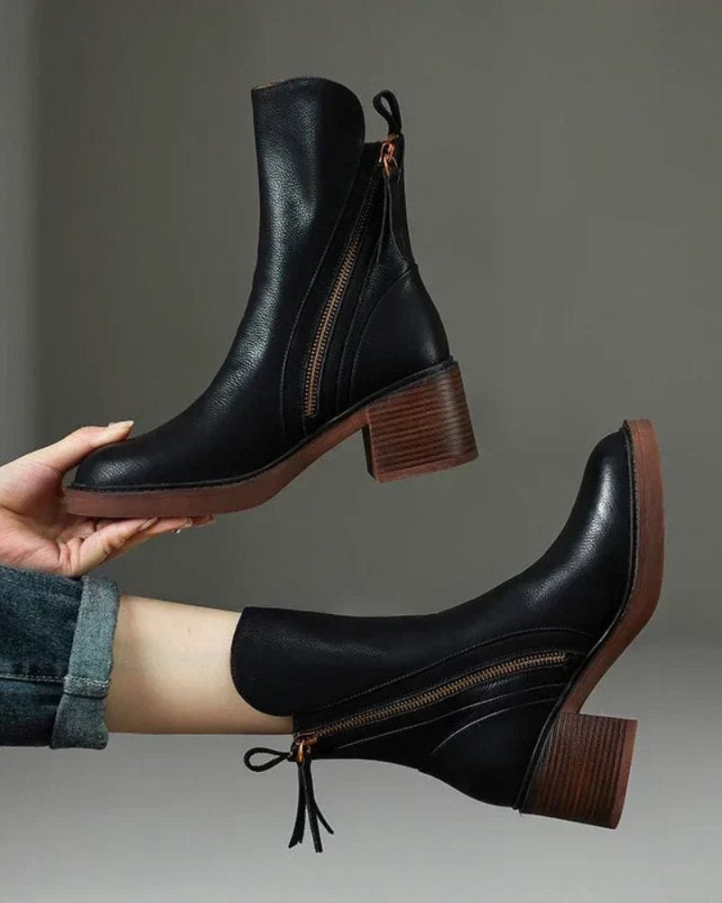 Valeria Montes Negro / 34 Valeria | Bota con tacón cómodo