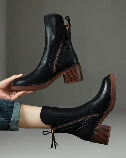 Valeria Montes Negro / 34 Valeria | Bota con tacón cómodo