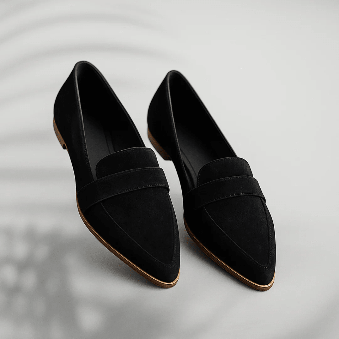 Valeria Montes Negro / 35 Eva | Mocasines ortopédicos de piel