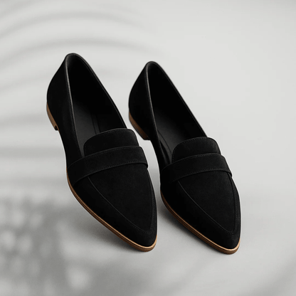 Valeria Montes Negro / 35 Eva | Mocasines ortopédicos de piel