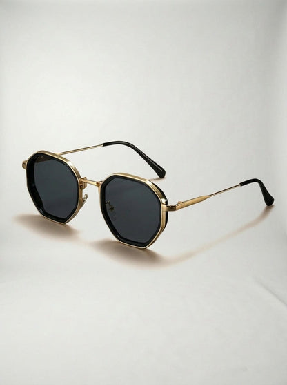 Valeria Montes Negro Dorado Gafas de Sol SIENA