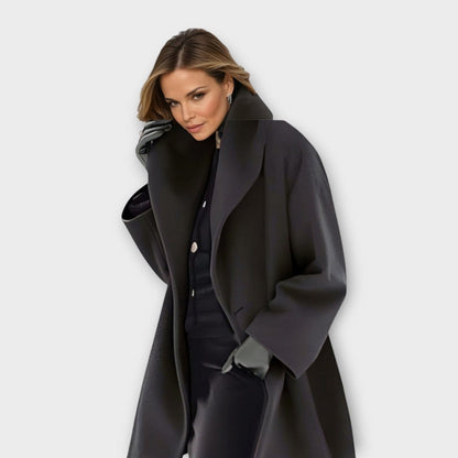 Valeria Montes Negro / S Maria | Abrigo de lana Elegancia