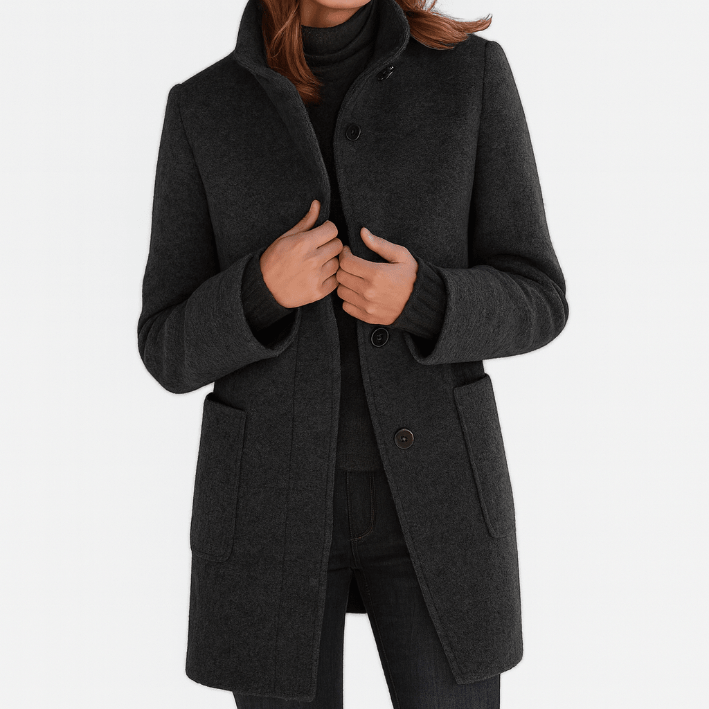 Valeria Montes Negro / S Stella | Elegante abrigo de invierno