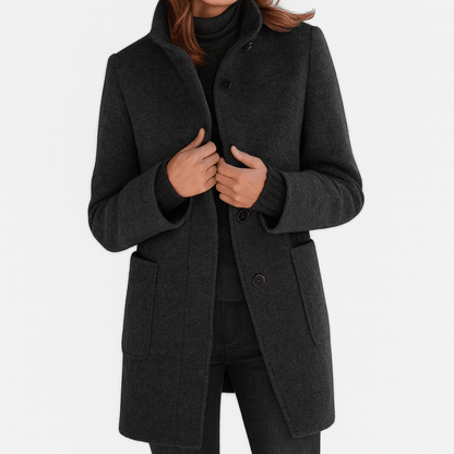 Valeria Montes Negro / S Stella | Elegante abrigo de invierno