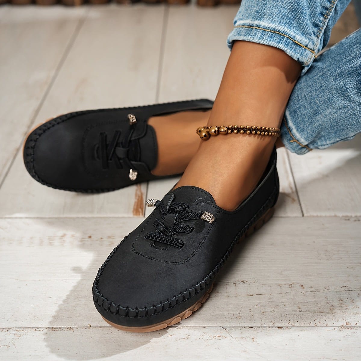 Valeria Montes Orthelia: mocasines flexibles con soporte integral para pies sensibles