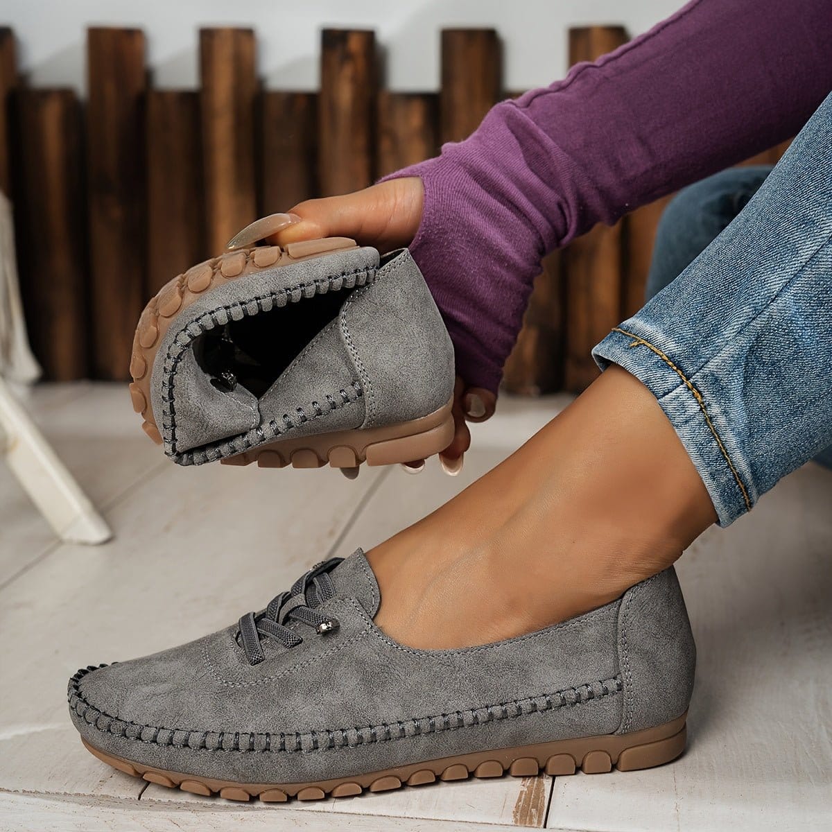 Valeria Montes Orthelia: mocasines flexibles con soporte integral para pies sensibles