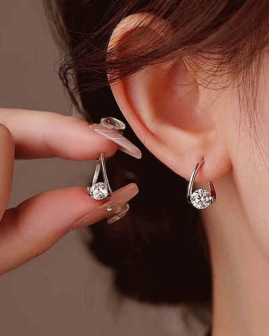 Valeria Montes Pendientes Brillo Infinito para mujer