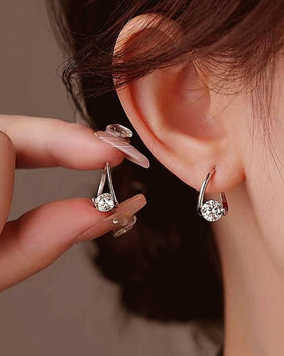 Valeria Montes Pendientes Brillo Infinito para mujer