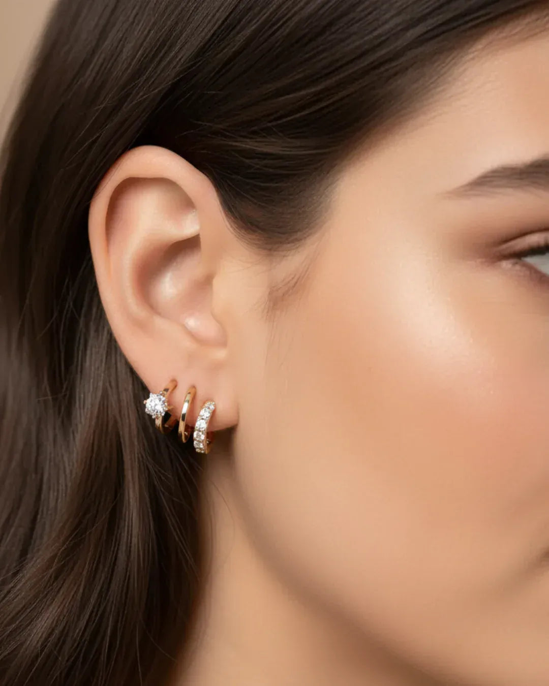 Valeria Montes Pendientes Celeste