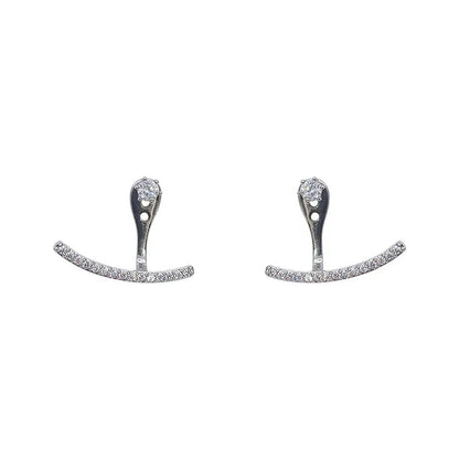 Valeria Montes Pendientes de cristal de lujo con luz coreana para mujer, joyería elegante de moda, regalo de fiesta diario, novedad de 2023