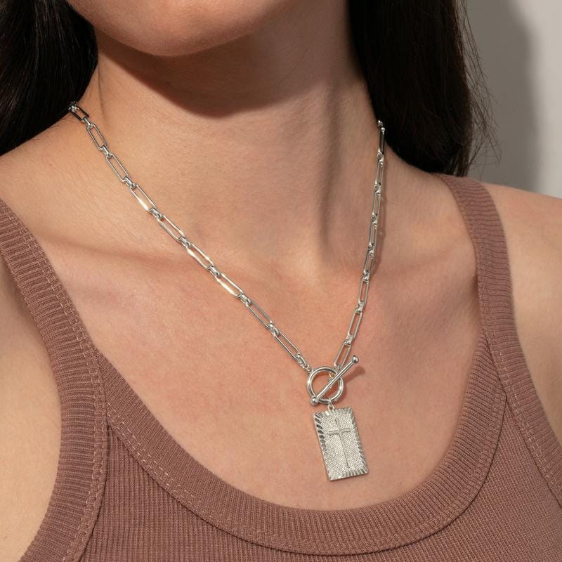 Valeria Montes Plata El Collar con Colgante Eterno (1+1)