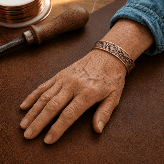 Valeria Montes Pulsera de Cobre Bough