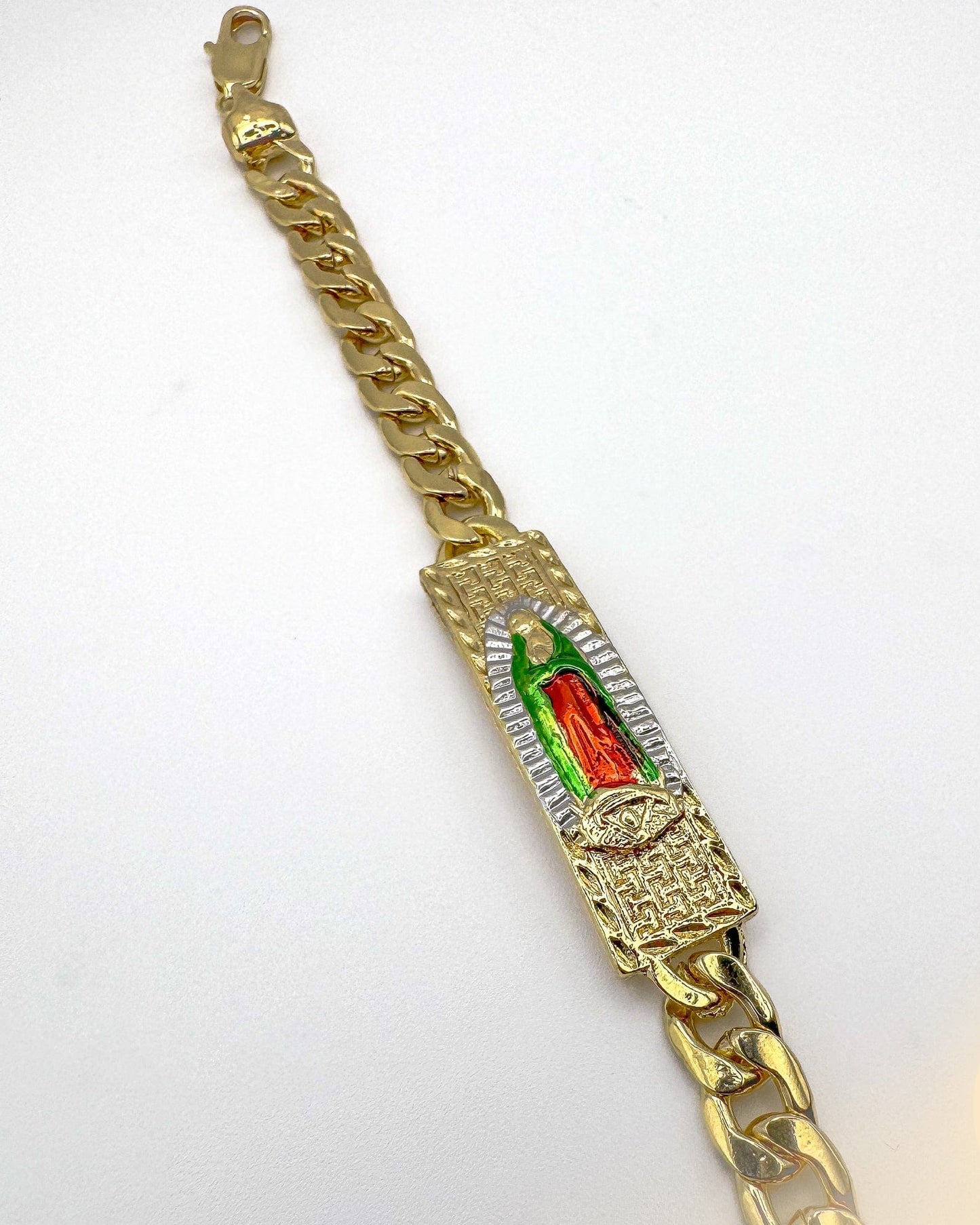 Valeria Montes Pulsera Virgen de Guadalupe en Oro