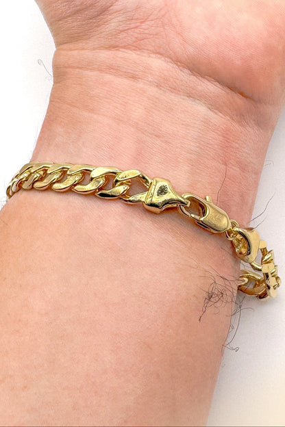 Valeria Montes Pulsera Virgen de Guadalupe en Oro