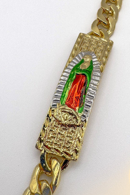 Valeria Montes Pulsera Virgen de Guadalupe en Oro