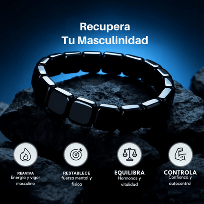Valeria Montes Pulseras Pulsera Magnética de Hematita