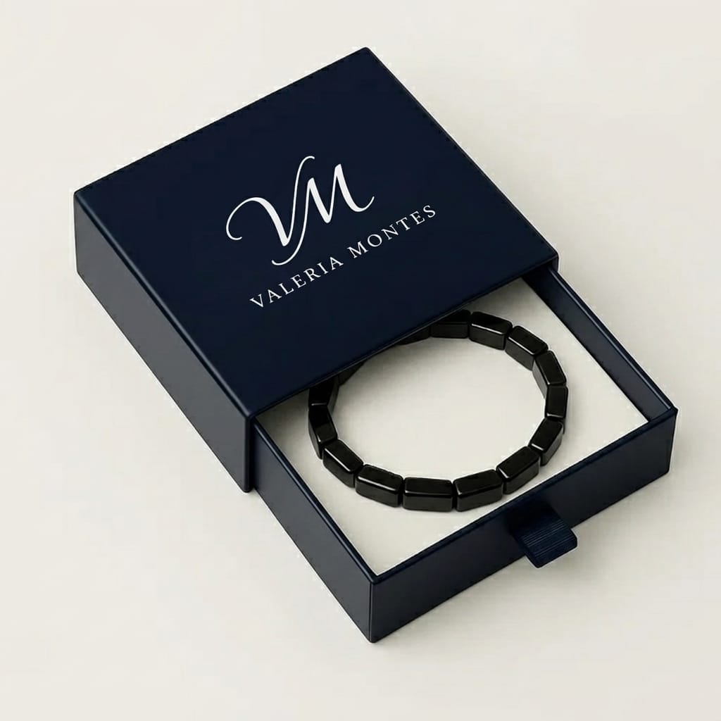 Valeria Montes Pulseras Pulsera Magnética de Hematita