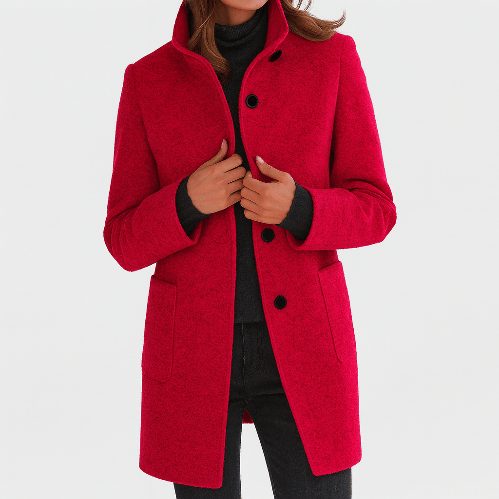 Valeria Montes Rojo / S Stella | Elegante abrigo de invierno
