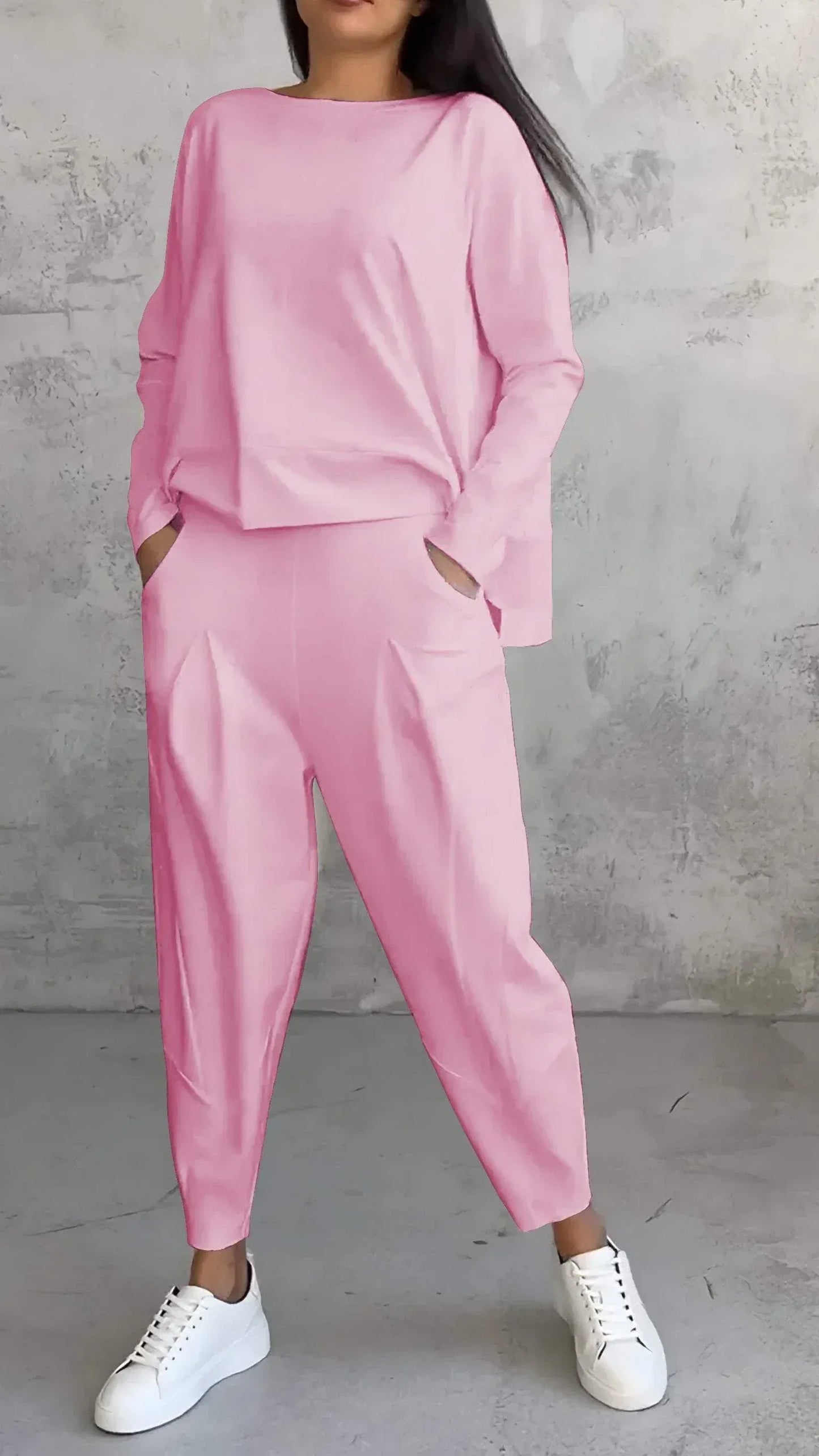 Valeria Montes Rosa / S Nora™ | Conjunto cómodo de dos piezas