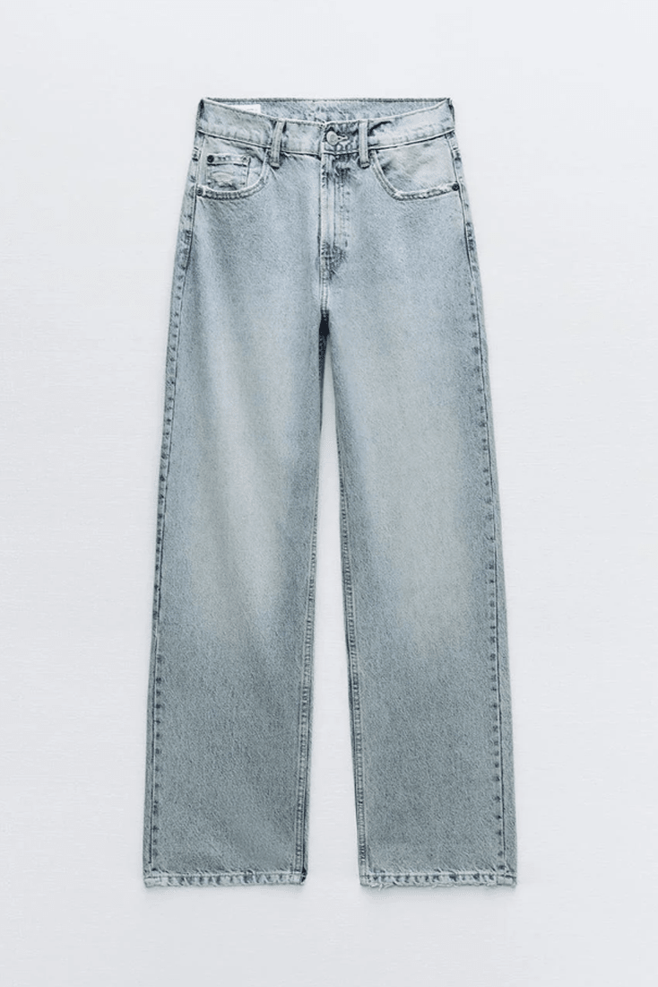 Valeria Montes Roxy | Jeans Vintage Desgastados de Cintura Alta