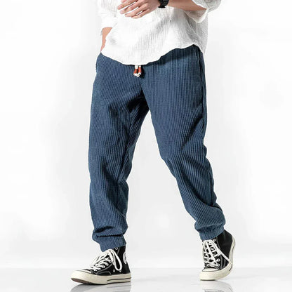 Valeria Montes S / Azul Jitsu - Pantalones de pana