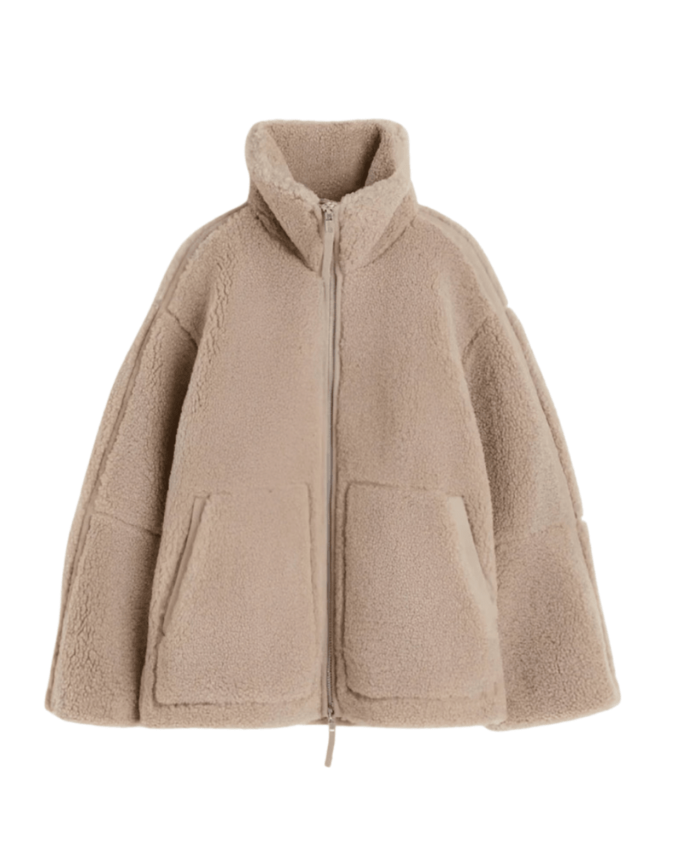 Valeria Montes S / Beige Anastasia | Chaqueta de invierno cálida y cómoda