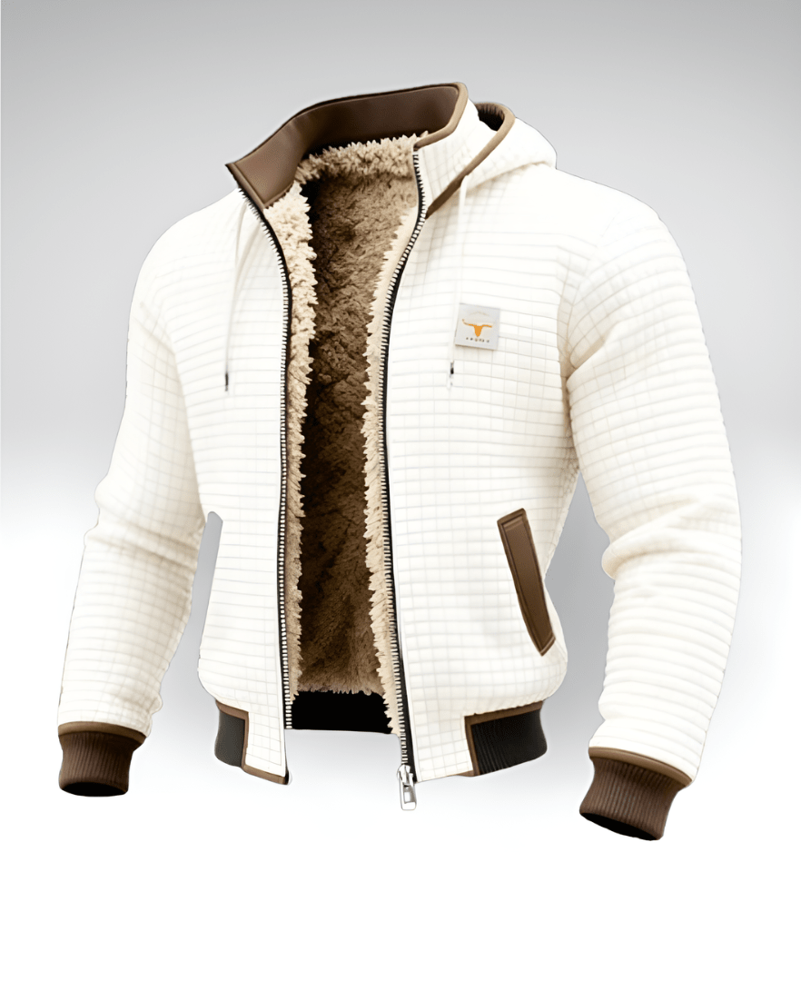 Valeria Montes S / Blanco MATTEO™║Chaqueta polar térmica
