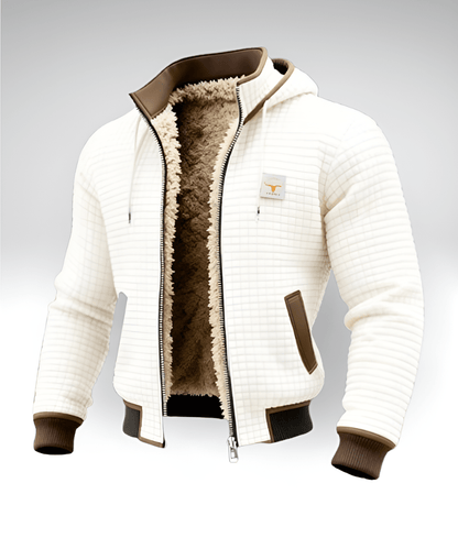 Valeria Montes S / Blanco MATTEO™║Chaqueta polar térmica