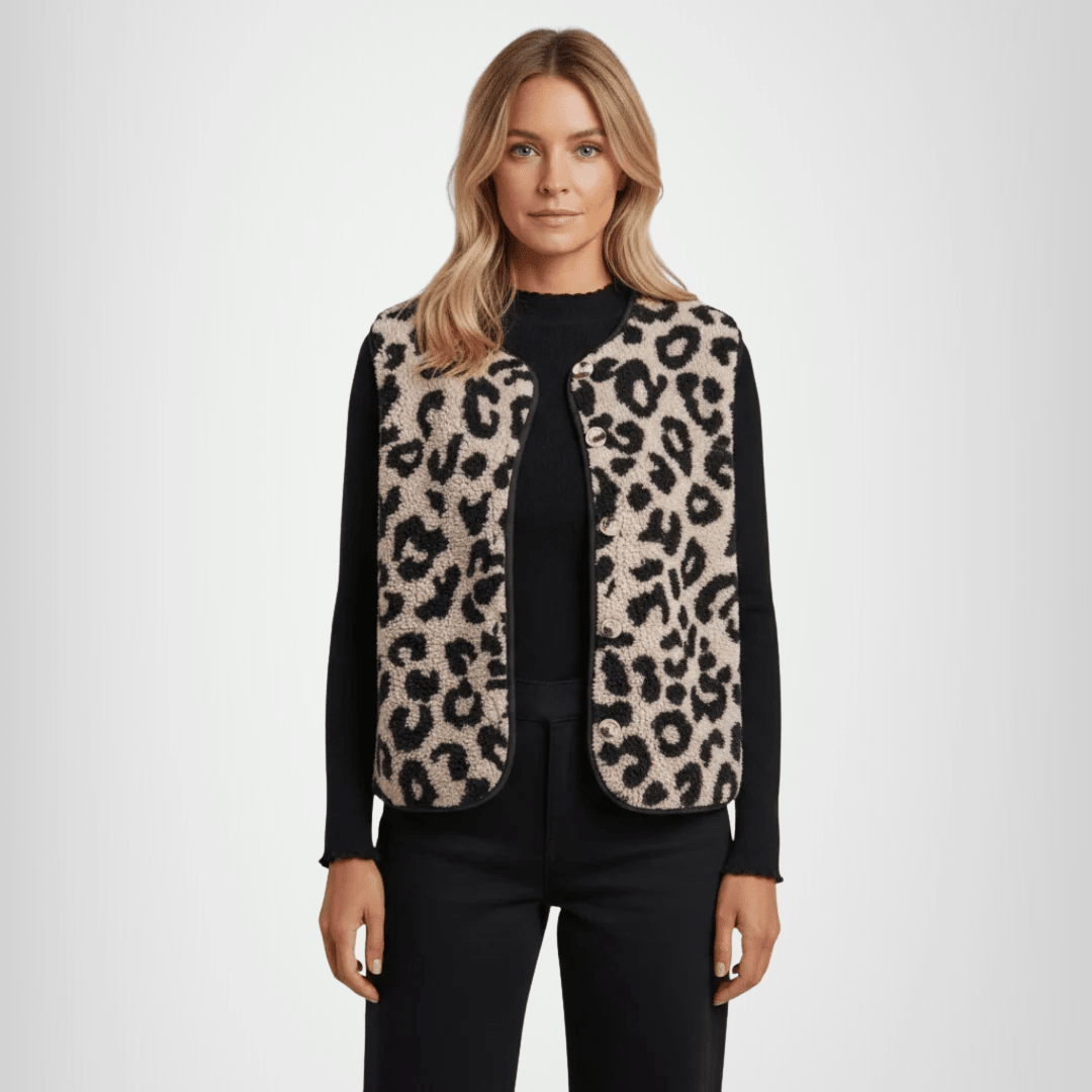 Valeria Montes S / Leopardo Adela | Chaleco Leopardo
