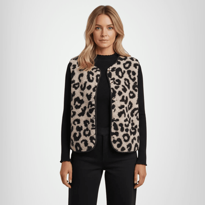 Valeria Montes S / Leopardo Adela | Chaleco Leopardo