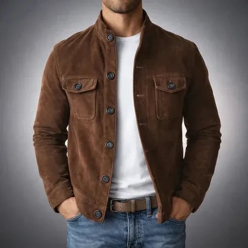 Valeria Montes S / Marrón Halifax™ | Chaqueta de ante
