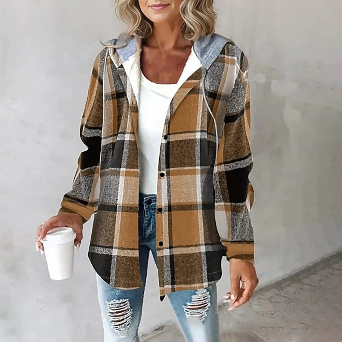 Valeria Montes S / Marrón Marta | Chaqueta otoñal