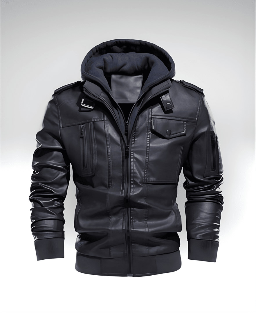 Valeria Montes S / Negro IGNITION™║Chaqueta biker