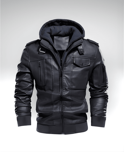 Valeria Montes S / Negro IGNITION™║Chaqueta biker