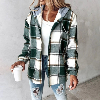 Valeria Montes S / Verde Marta | Chaqueta otoñal