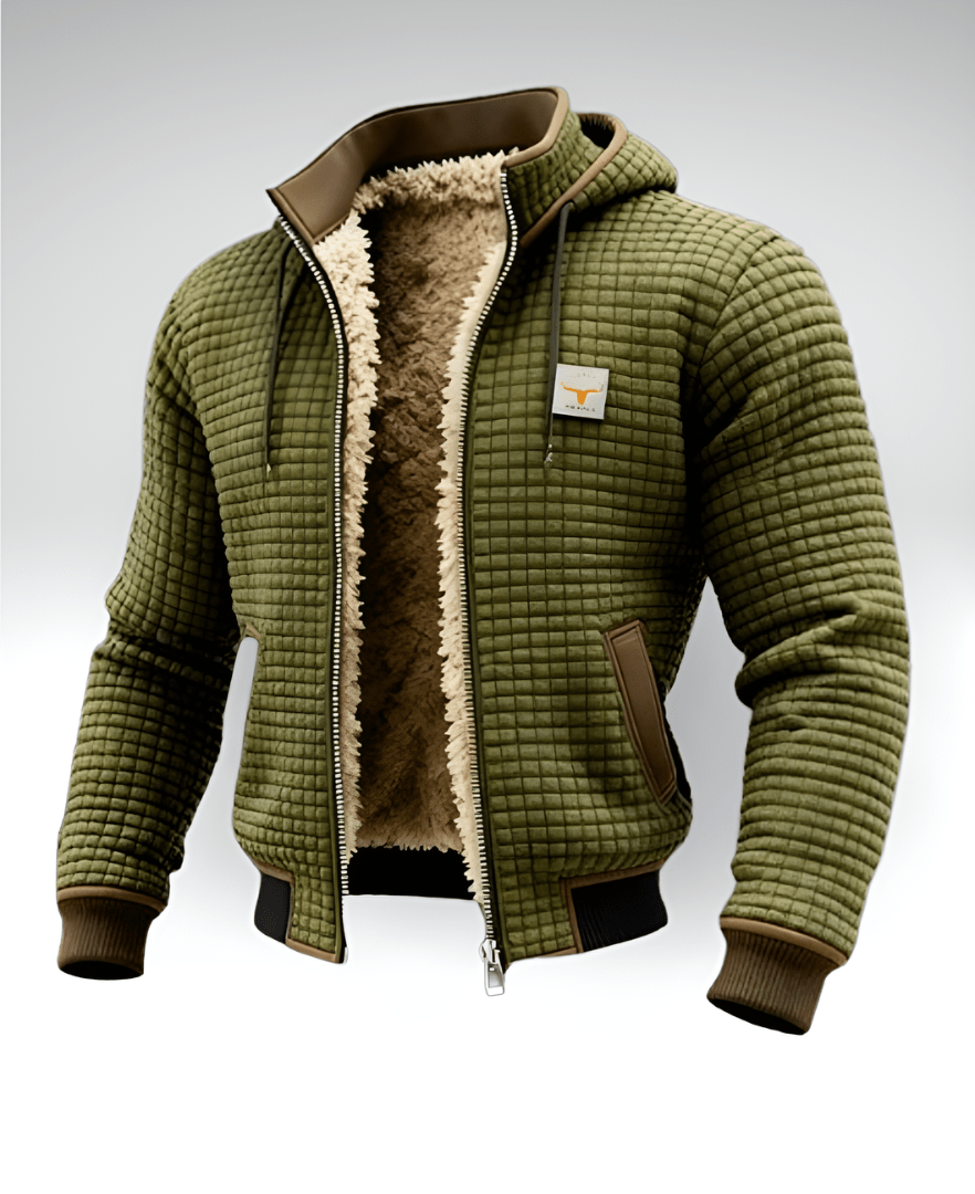 Valeria Montes S / Verde Militar MATTEO™║Chaqueta polar térmica