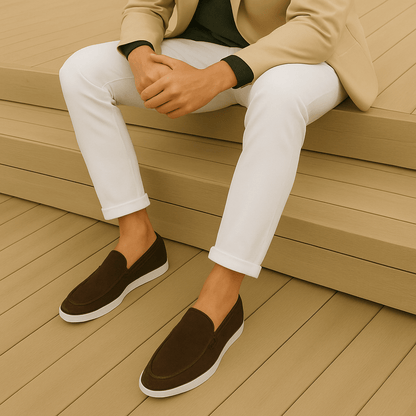Valeria Montes SHOES & SANDAL Mocasines elegantes de gamuza