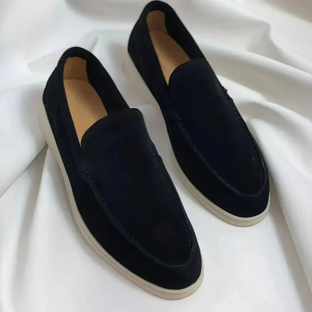 Valeria Montes SHOES & SANDAL Negro / 38 Mocasines elegantes de gamuza