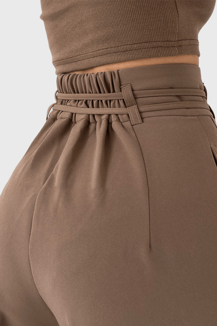 Valeria Montes Sophie | Pantalones de pierna ancha con cordones