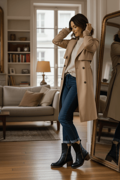 Valeria Montes Valeria | Bota con tacón cómodo