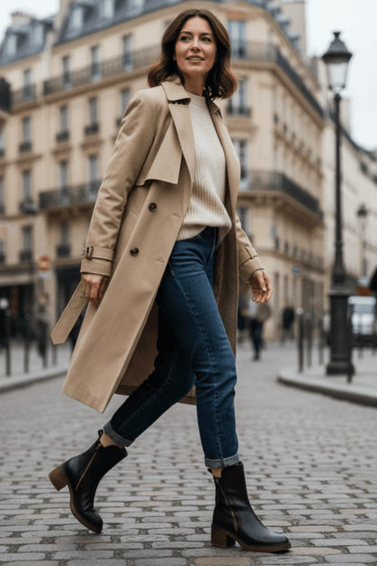Valeria Montes Valeria | Bota con tacón cómodo