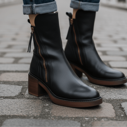 Valeria Montes Valeria | Bota con tacón cómodo