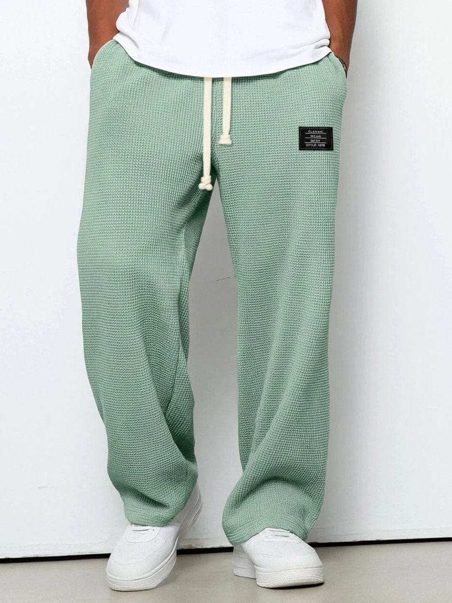 Valeria Montes Verde Lima / S Samuel | Pantalones anchos con cintura ajustable