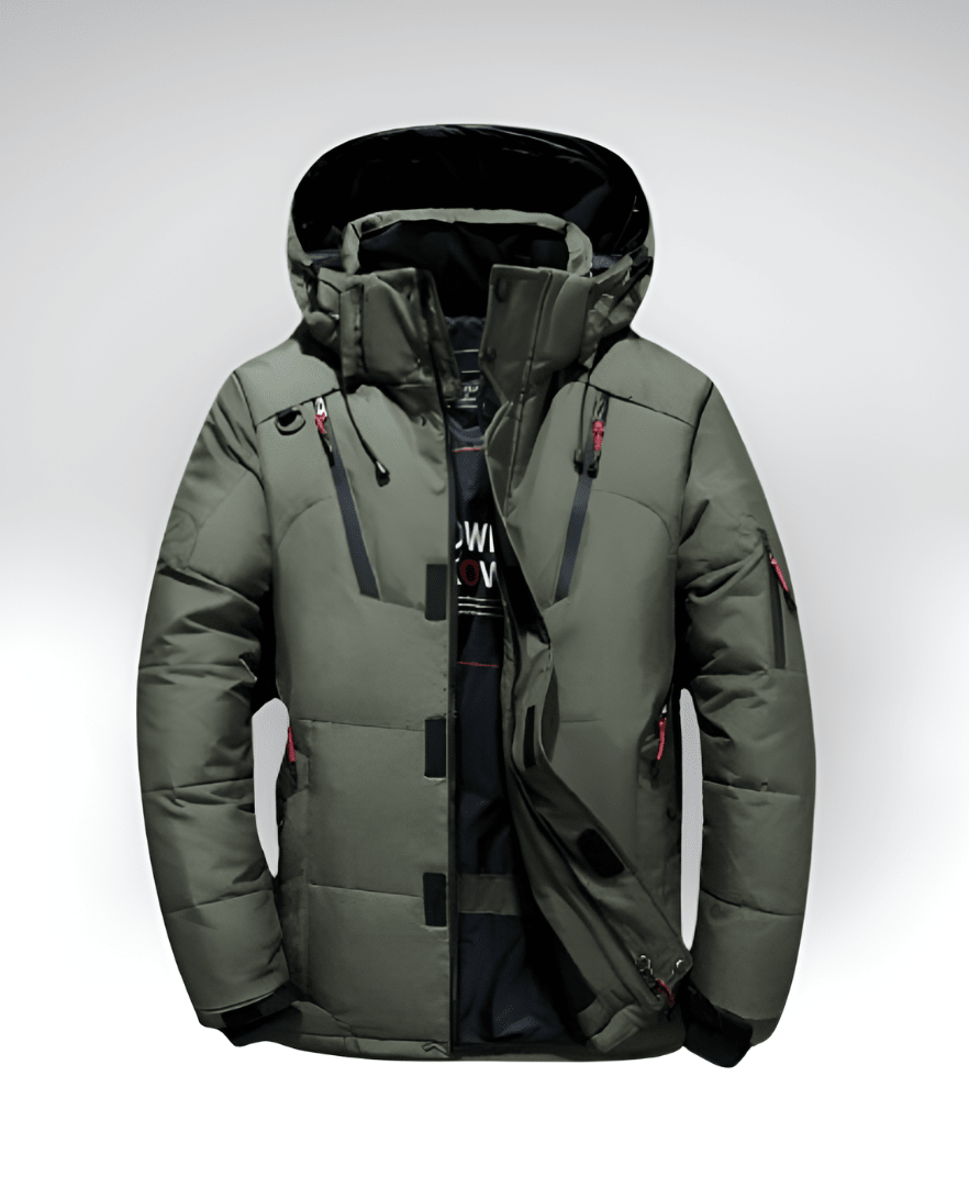 Valeria Montes Verde / M ARENZO™║Chaqueta Cálida para Hombres