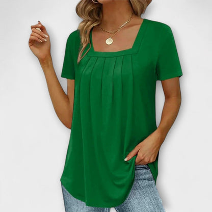 Valeria Montes Verde oscuro / S BLUSA DE MUJER
