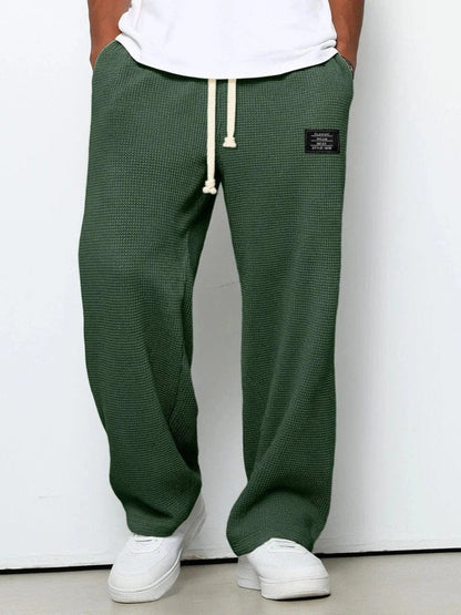 Valeria Montes Verde Oscuro / S Samuel | Pantalones anchos con cintura ajustable