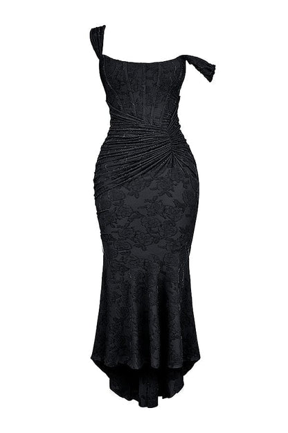 Valeria Montes Vestido Elegante Estilo Corsé