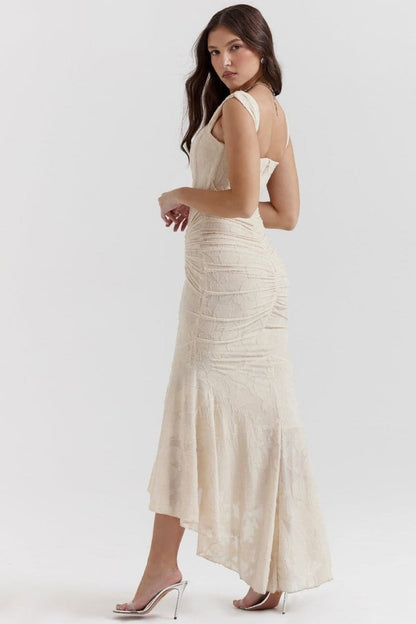 Valeria Montes Vestido Elegante Estilo Corsé